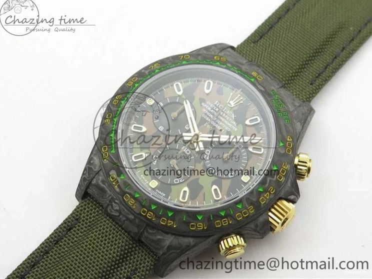 Edition Carbon Nylon Green OMF Daytona on Green A4130 Dial Best Strap DIW Deep 1127